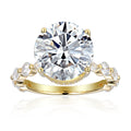 5 Carat Round Semi Mount Ring