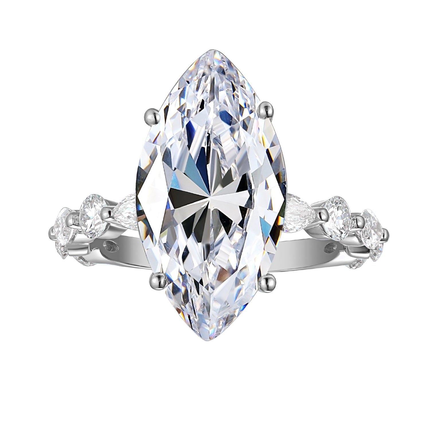 4 Carat Marquise Semi Mount Ring