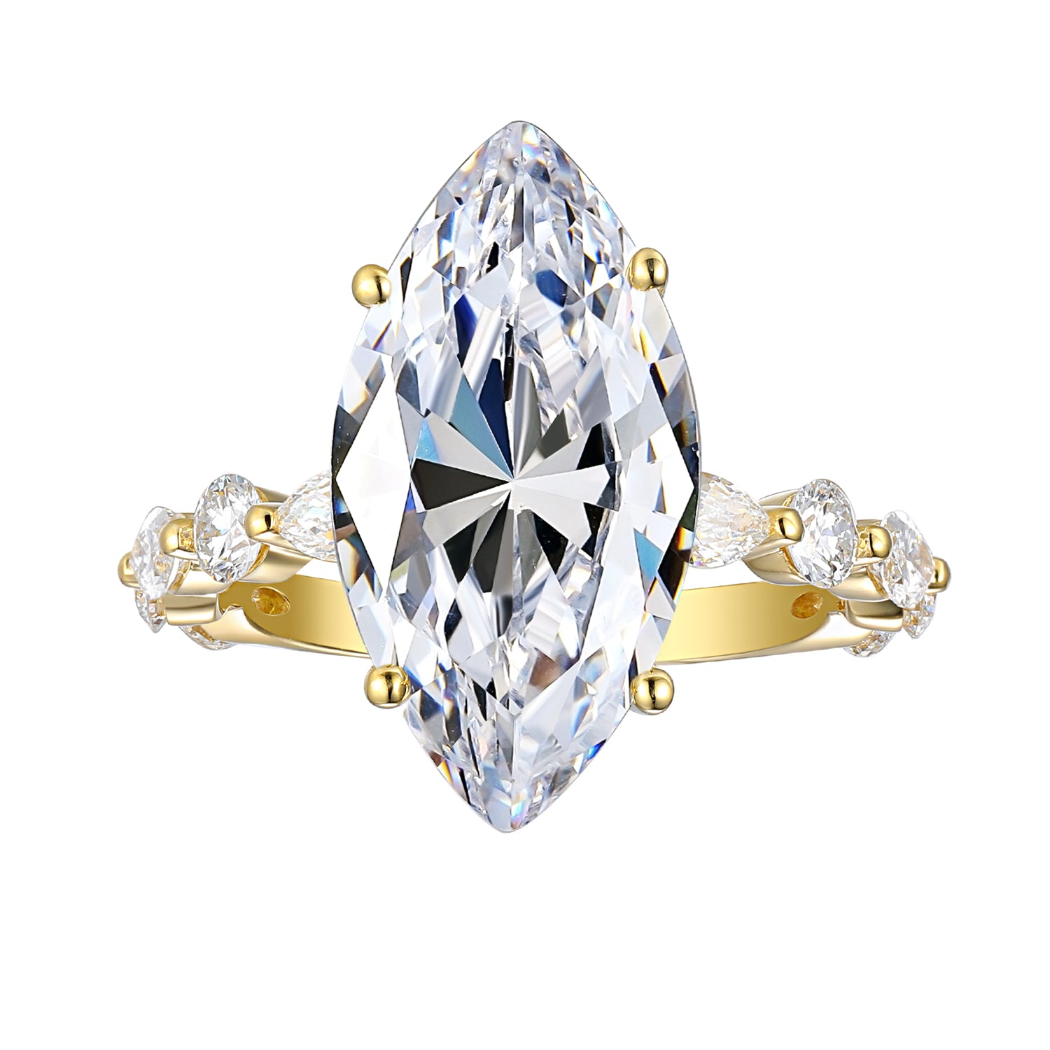 2 Carat Marquise Semi Mount Ring
