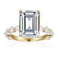 3 Carat Emerald Semi Mount Ring