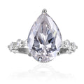5 Carat Pear Semi Mount Ring