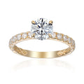 1.5 Carat Round Semi Mount Ring