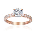 1.5 Carat Round Semi Mount Ring