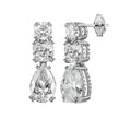 2.5 Carat Pear Semi Mount Earrings