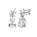 2 Carat Pear Semi Mount Earrings