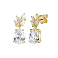 2 Carat Pear Semi Mount Earrings