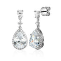 2 Carat Pear Semi Mount Earrings