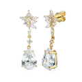 3 Carat Pear Semi Mount Earrings