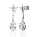 2 Carat Pear Semi Mount Earrings