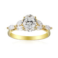1 Carat Oval Semi Mount Ring
