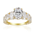 2.5 Carat Oval Semi Mount Ring